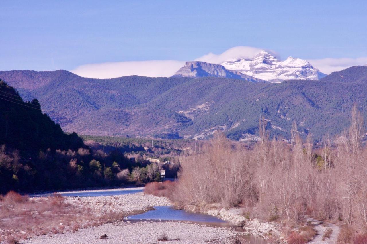 Apartamento Vista Al Ara Aínsa Exteriör bild